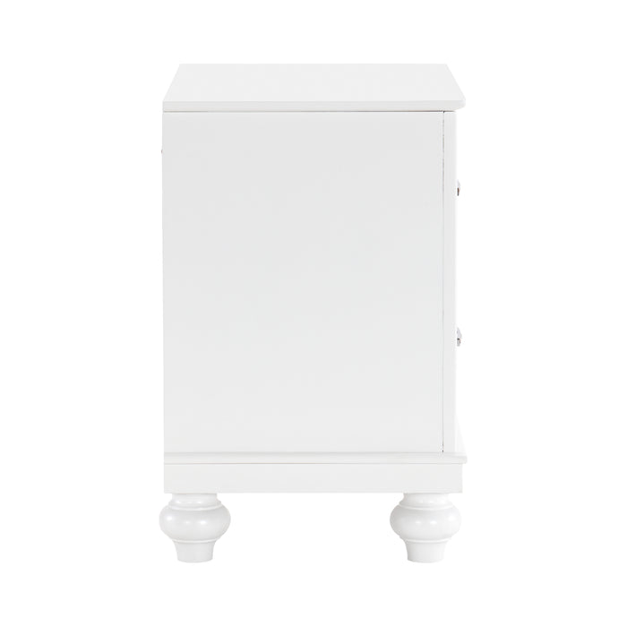 Aria Nightstand in White - 1436W-4