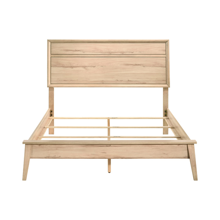 Marrin Queen Bed in Natural - 1444-1