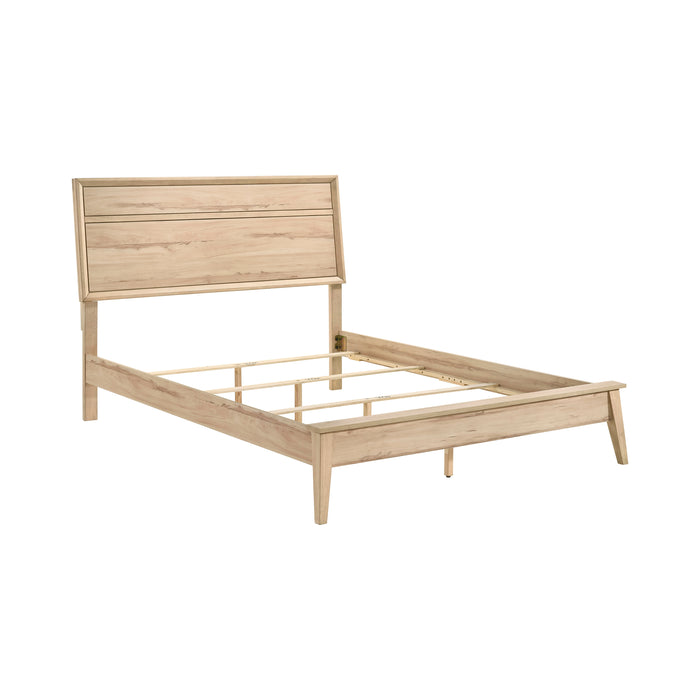 Marrin Queen Bed in Natural - 1444-1