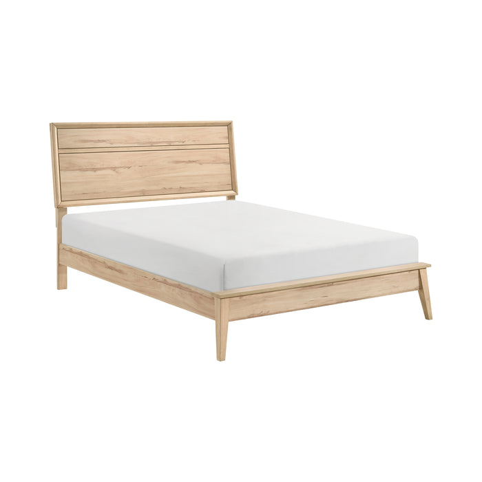 Marrin Queen Bed in Natural - 1444-1