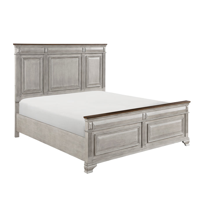 Marquette Queen Bed in Brown/Gray - 1449-1