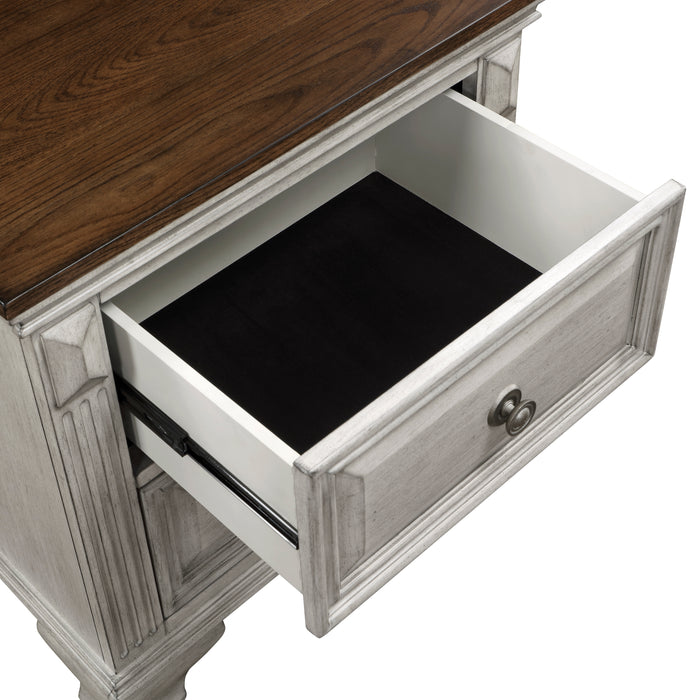 Marquette Nightstand in Brown/Gray - 1449-4