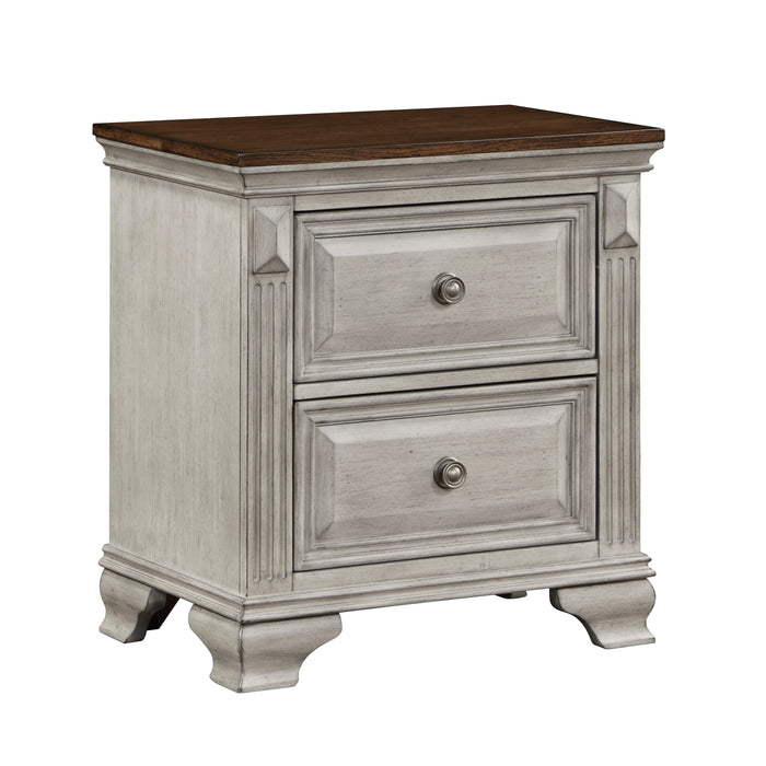 Marquette Nightstand in Brown/Gray - 1449-4