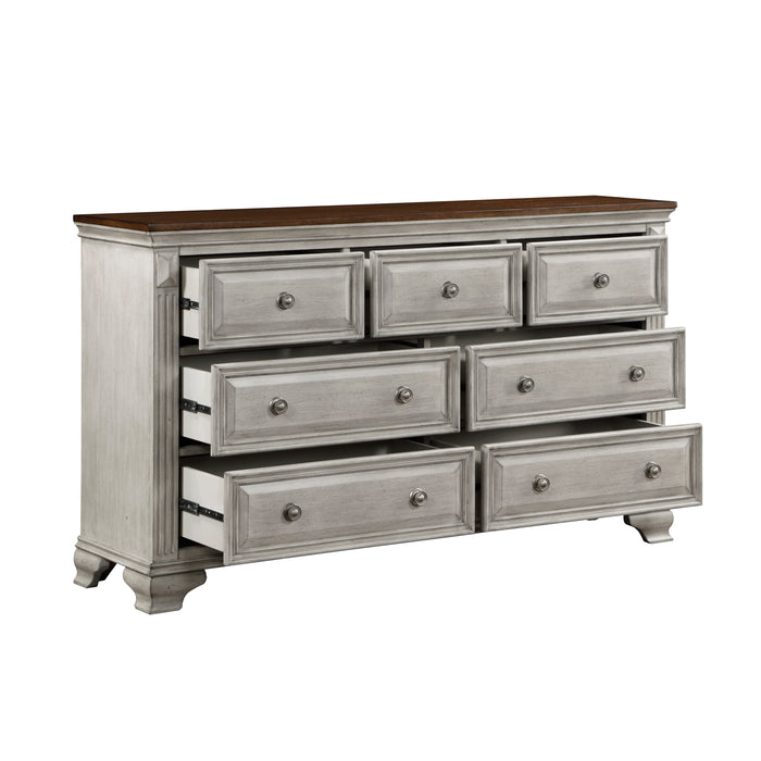 Marquette Dresser in Brown/Gray - 1449-5