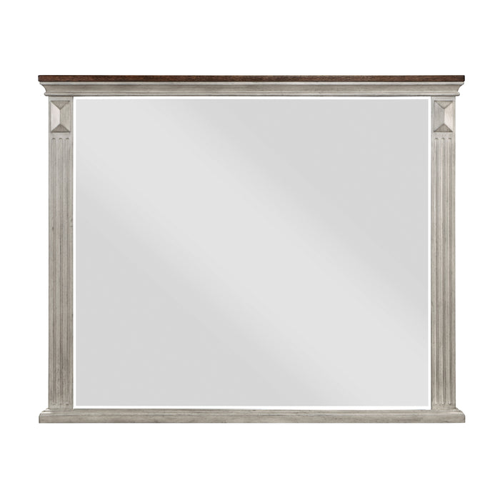 Marquette Mirror in Brown/Gray - 1449-6 image