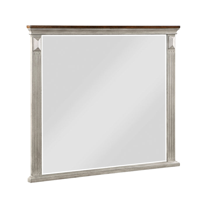 Marquette Mirror in Brown/Gray - 1449-6