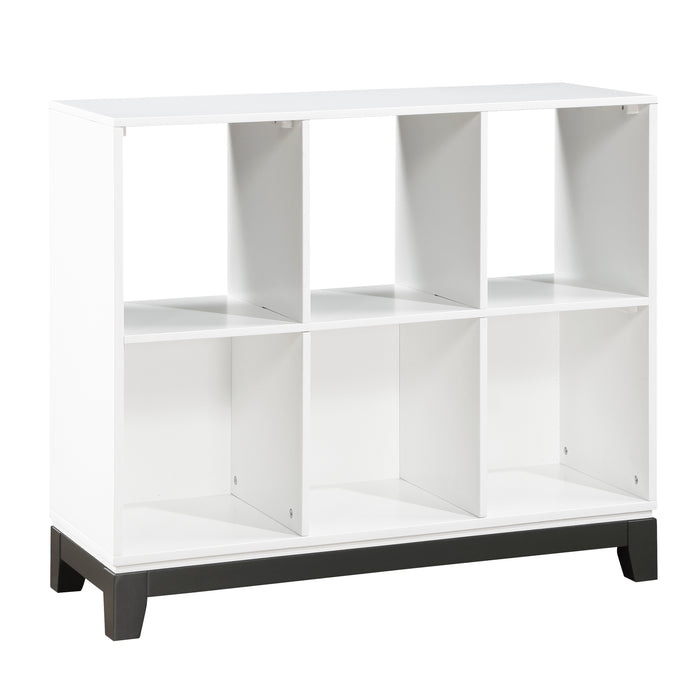 Garretson Bookcase in White - 1450WH-17