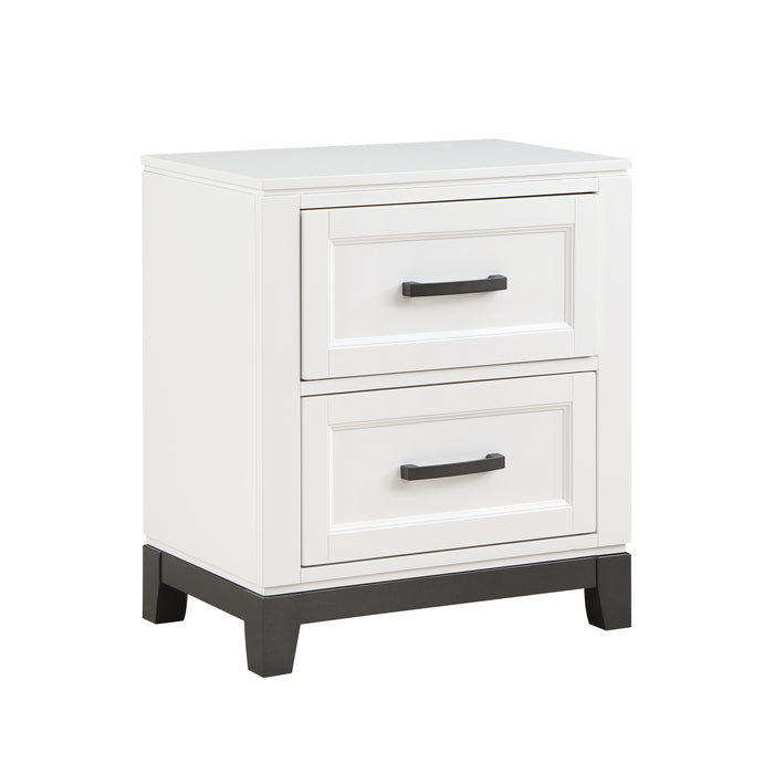 Garretson Nightstand in White - 1450WH-4