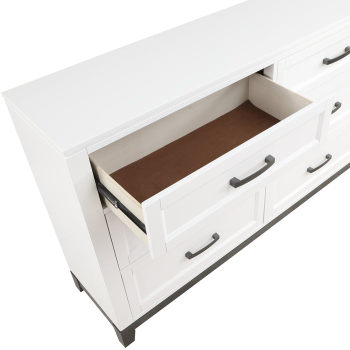 Garretson Dresser in White - 1450WH-5