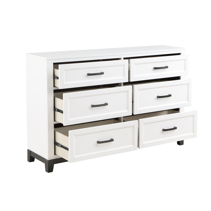 Garretson Dresser in White - 1450WH-5