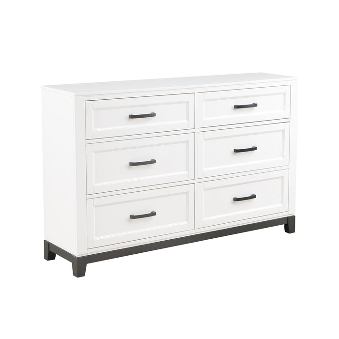 Garretson Dresser in White - 1450WH-5