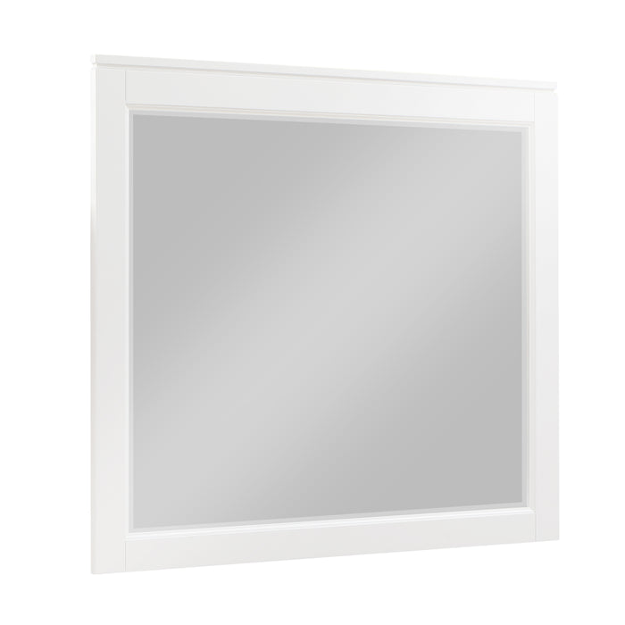 Garretson Mirror in White - 1450WH-6