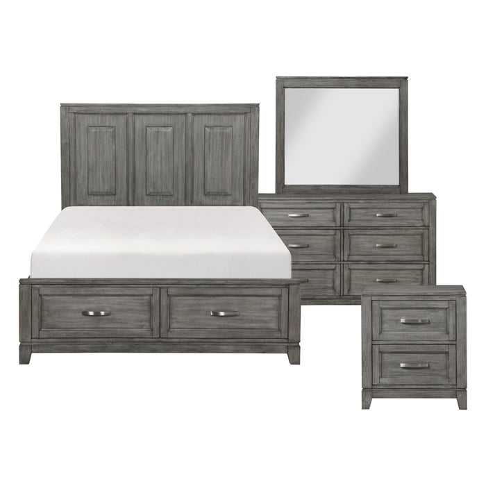 Garretson 4pc Set (QB+NS+DR+MR) in Gray - 1450-1*4 image