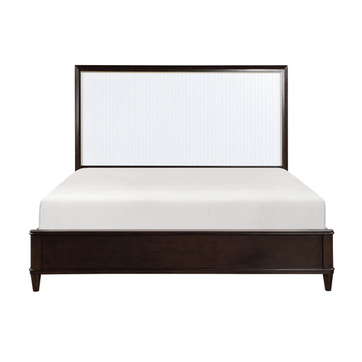 Niles Queen Bed in Gold/White/Cherry - 1451-1 image