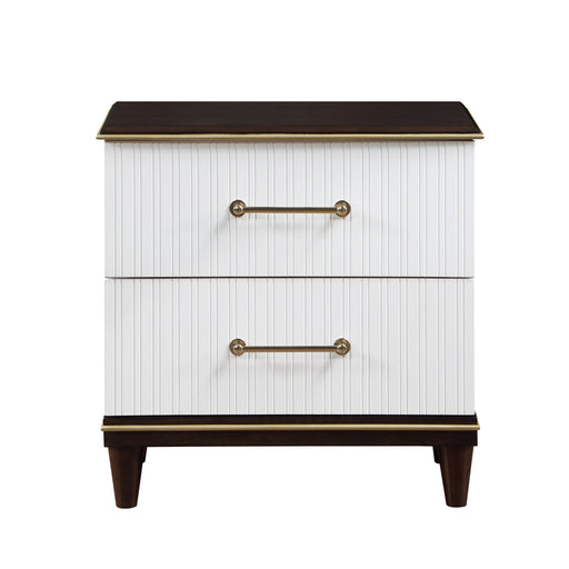 Niles Nightstand in Cherry/Gold/White - 1451-4 image