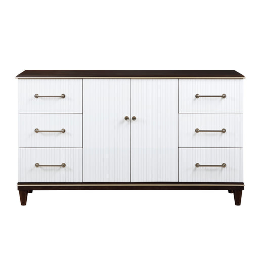 Niles Dresser in Gold/White/Cherry - 1451-5 image