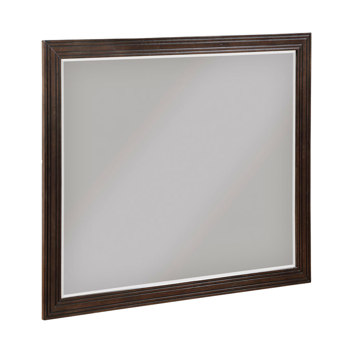 Niles Mirror in Gold/White/Cherry - 1451-6