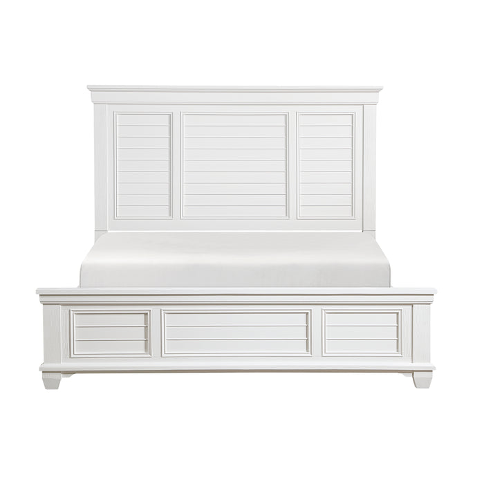 Mackinac Eastern King Bed in White - 1454K-1EK image