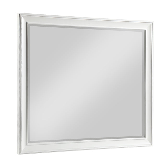 Mackinac Mirror in White - 1454-6