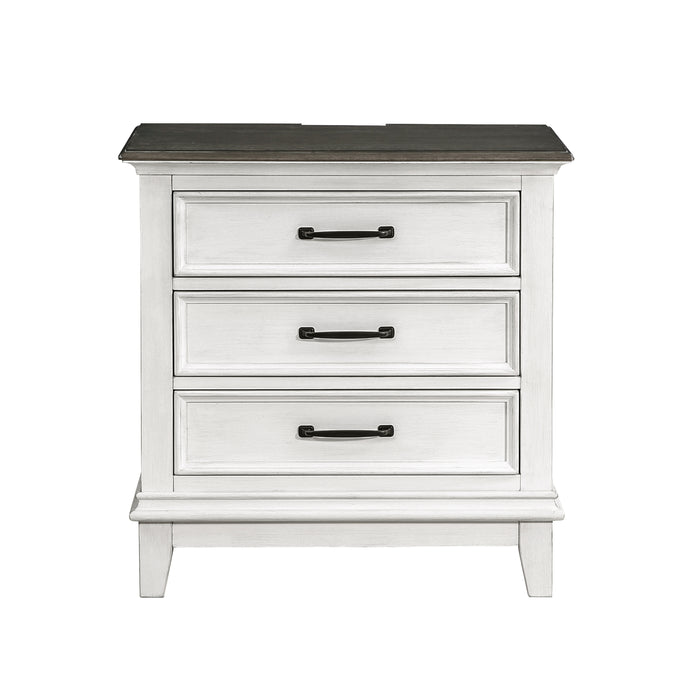 Chesterton Nightstand in Brown/White - 1463-4 image