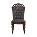 Adelina Side Chair in Cherry/Gold - 1468S image