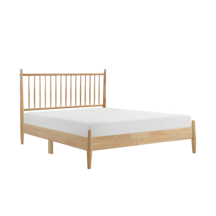 Brickell Queen Platform Bed in Natural - 1490-1