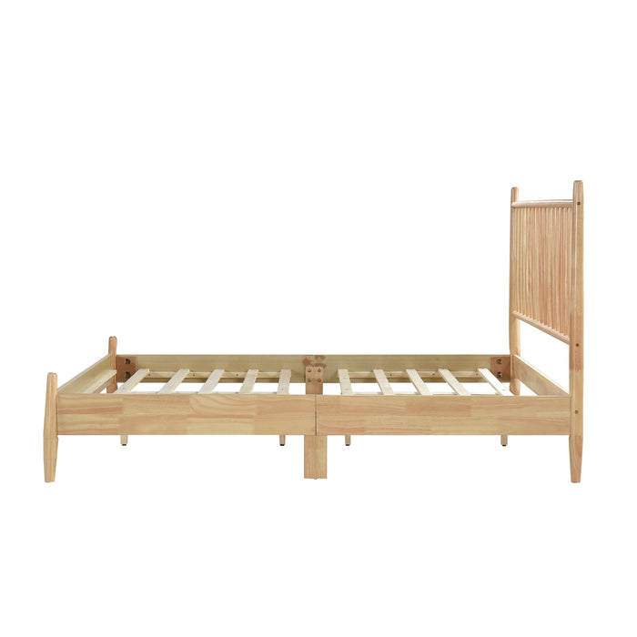 Brickell Queen Platform Bed in Natural - 1490-1