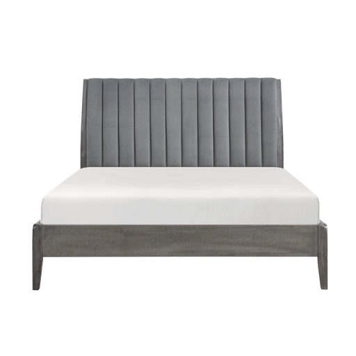 Dade Eastern King Platform Bed in Gray - 1492GYK-1EK image