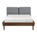 Astrid Eastern King Platform Bed in Brown/Walnut - 1501K-1EK image