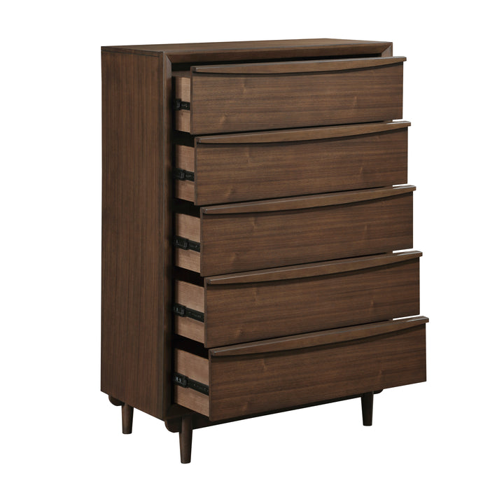 Astrid Chest in Brown/Walnut - 1501-9