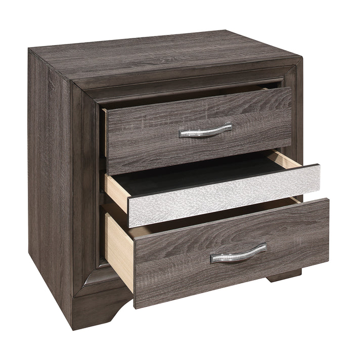 Luster Nightstand in Gray - 1505-4