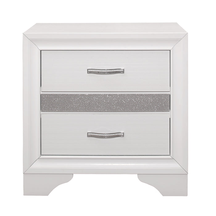 Luster Nightstand in White - 1505W-4 image