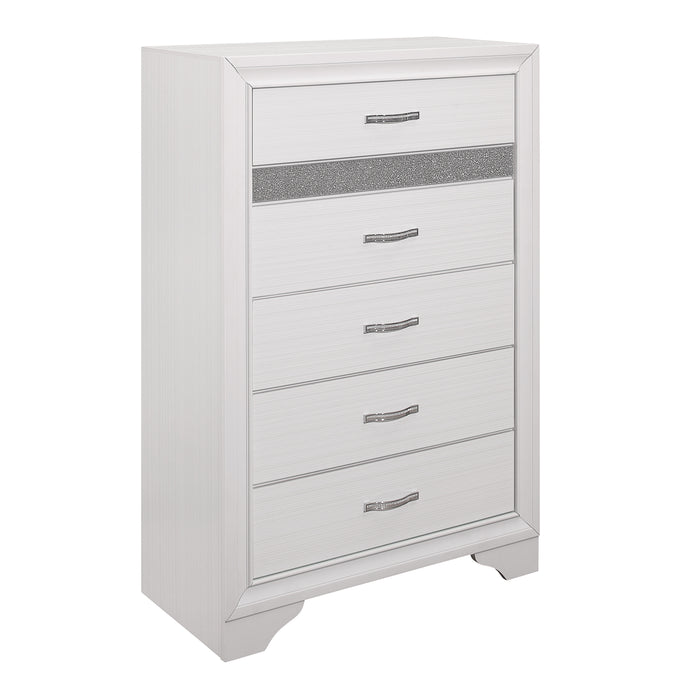 Luster Chest in White - 1505W-9