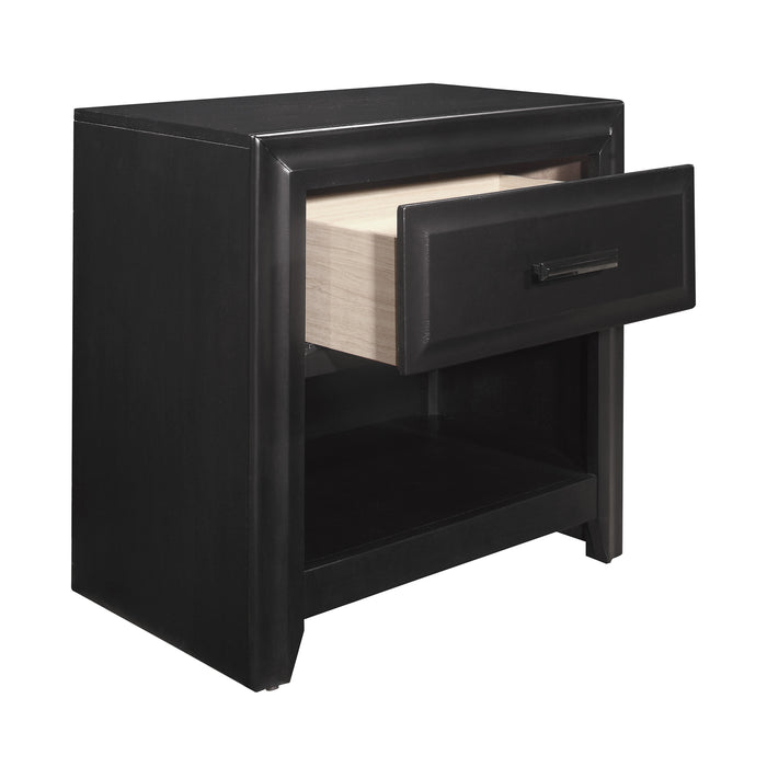 Cordelia Nightstand in Espresso/Gray - 1517-4