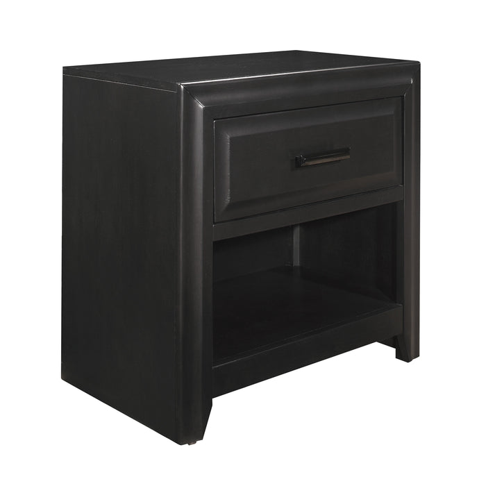 Cordelia Nightstand in Espresso/Gray - 1517-4