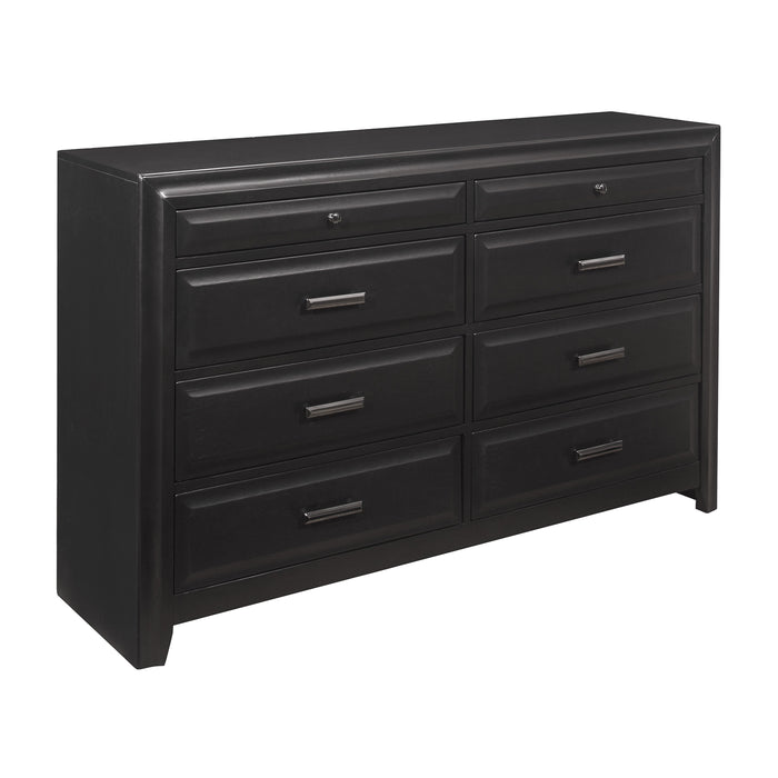 Cordelia Dresser in Espresso/Gray - 1517-5