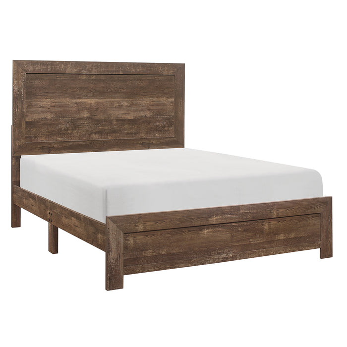 Corbin Full Bed in a Box in Brown - 1534F-1