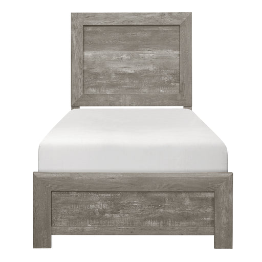 Corbin Twin Bed in a Box in Gray - 1534GYT-1 image