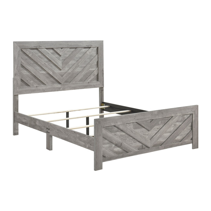 Corbin Full Bed in Gray - 1534NPGYF-1