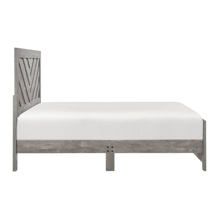 Corbin Full Bed in Gray - 1534NPGYF-1