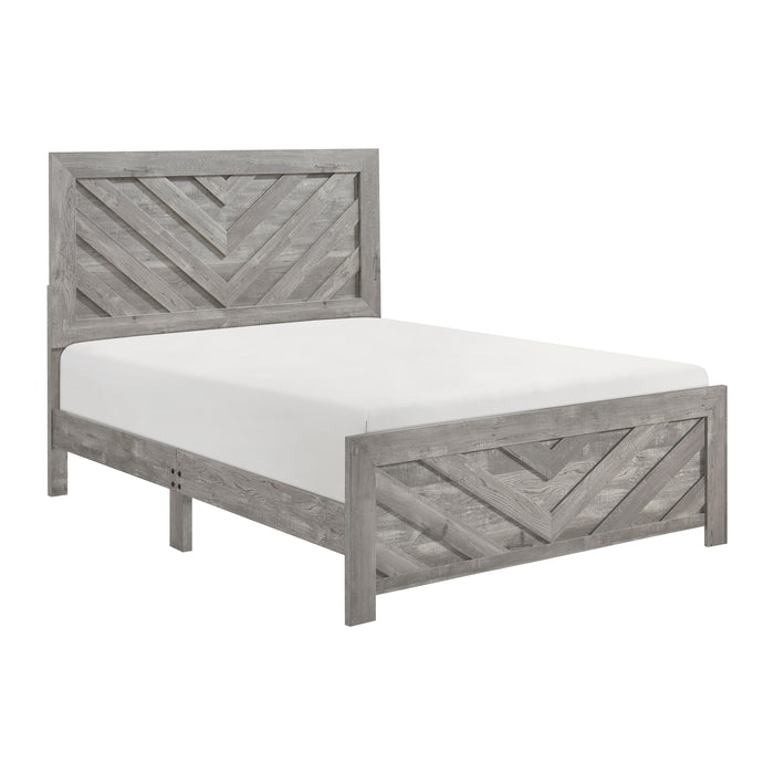 Corbin Full Bed in Gray - 1534NPGYF-1