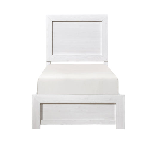 Corbin Twin Bed in a Box in White - 1534WHT-1 image