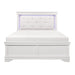 Lana Collection (2) Queen Bed with LED Lighting in White - 1556W-1* image