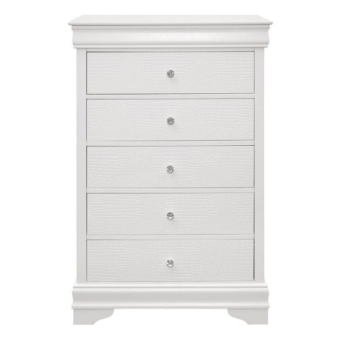 Lana Collection Chest in White - 1556W-9 image