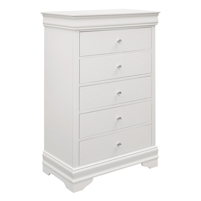 Lana Collection Chest in White - 1556W-9