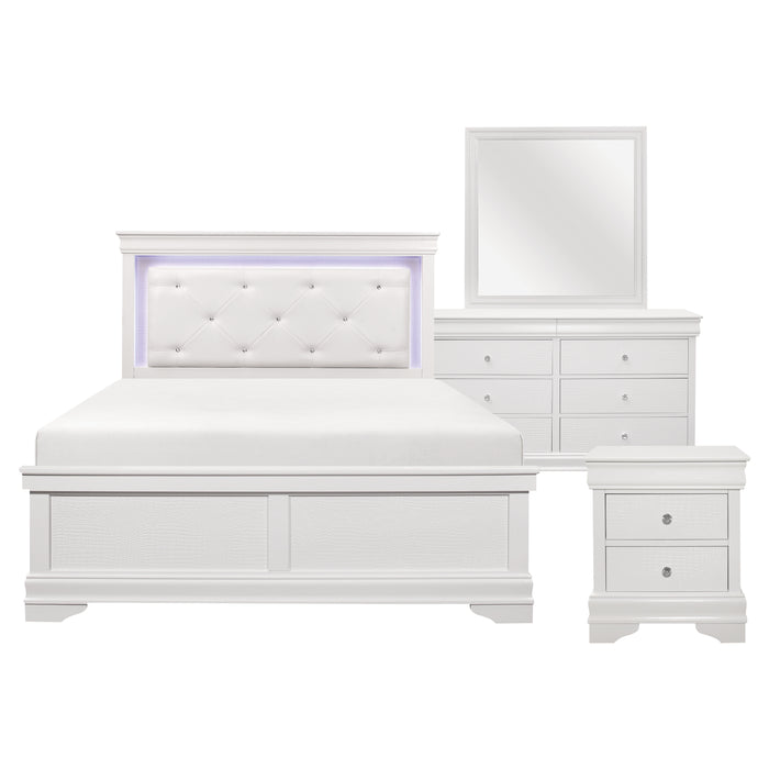 Lana 4pc Set (QB+NS+DR+MR) in White - 1556W-1*4 image