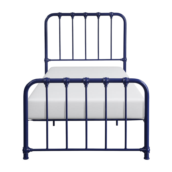 Bethany Twin Platform Bed in Blue - 1571BUT-1 image