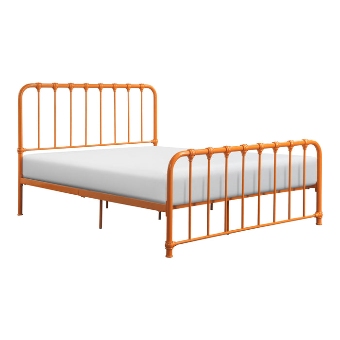 Bethany Queen Platform Bed in Orange - 1571RN-1