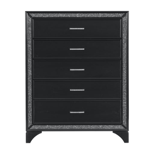 Salon Chest in Black/Gold/Silver/Champagne - 1572BK-9 image