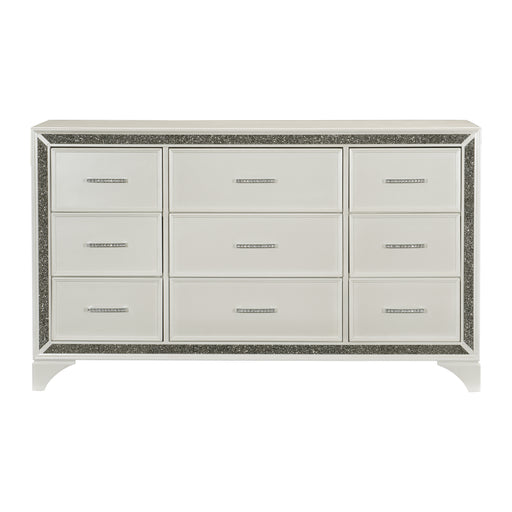 Salon Dresser in Gold/Silver/Champagne/White - 1572W-5 image